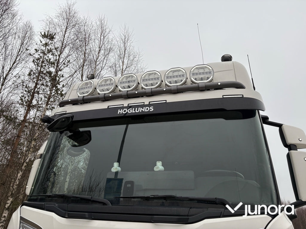 Timmerbil med släp - Scania, R660B6X4NB