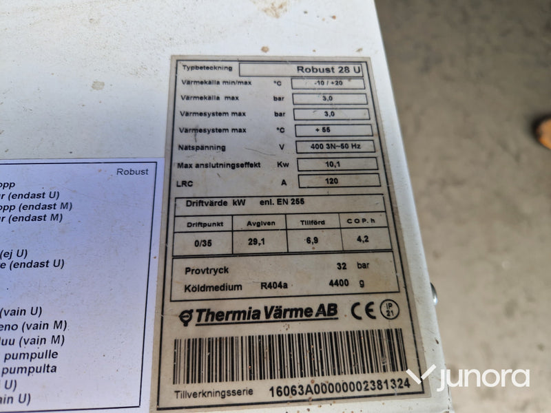 Värmepump Thermia 28 U