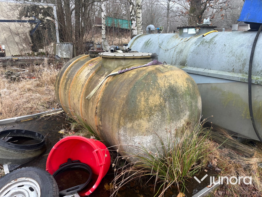 Dieseltank - 1000L, glasfiber