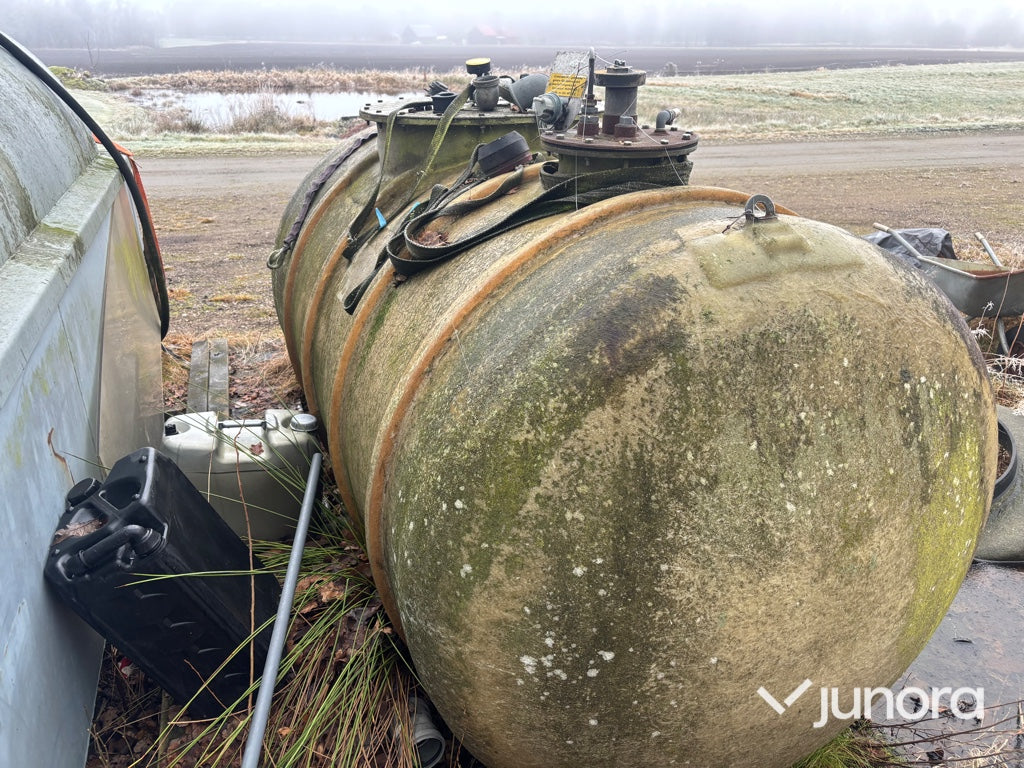 Dieseltank - 1000L, glasfiber