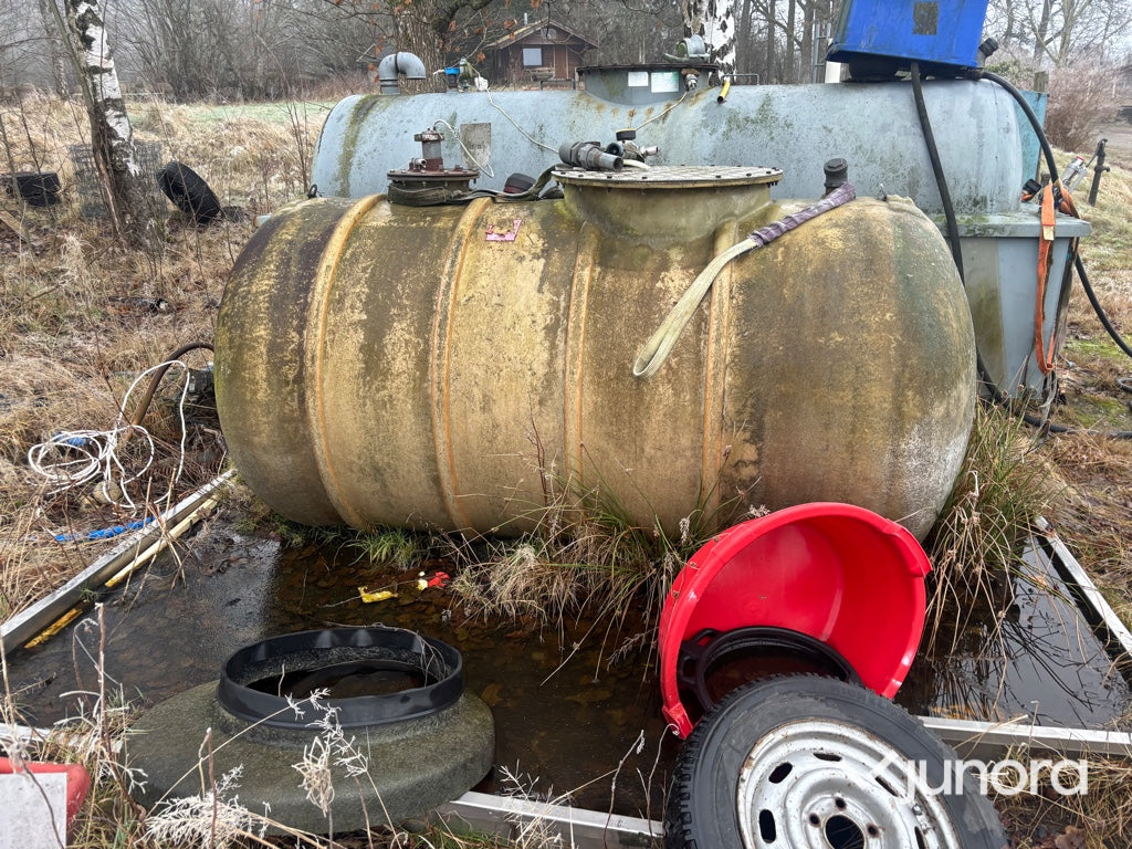 Dieseltank - 1000L, glasfiber