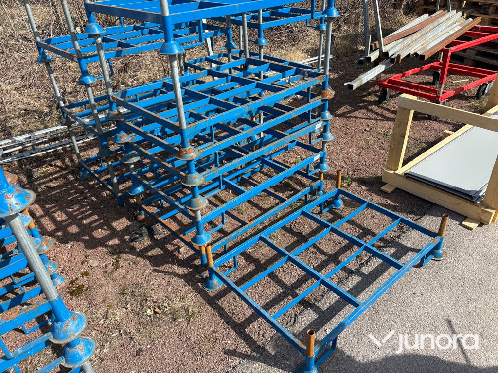 Stålpall - Staplingsbara, 15 st