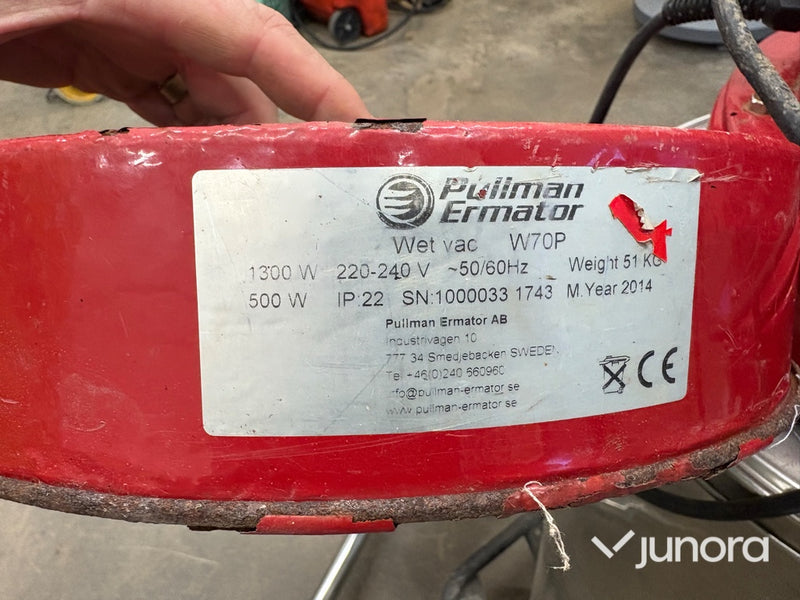 Grovdammsugare - Pullman Ermator