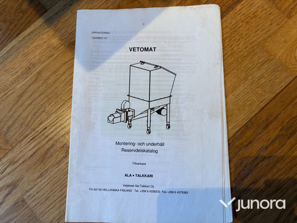 Fastbränslepanna – Ala-Talkkari Veto MAT, 60 kW