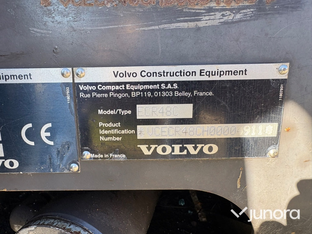 Bandgrävare grävmaskin Volvo ECR48C
