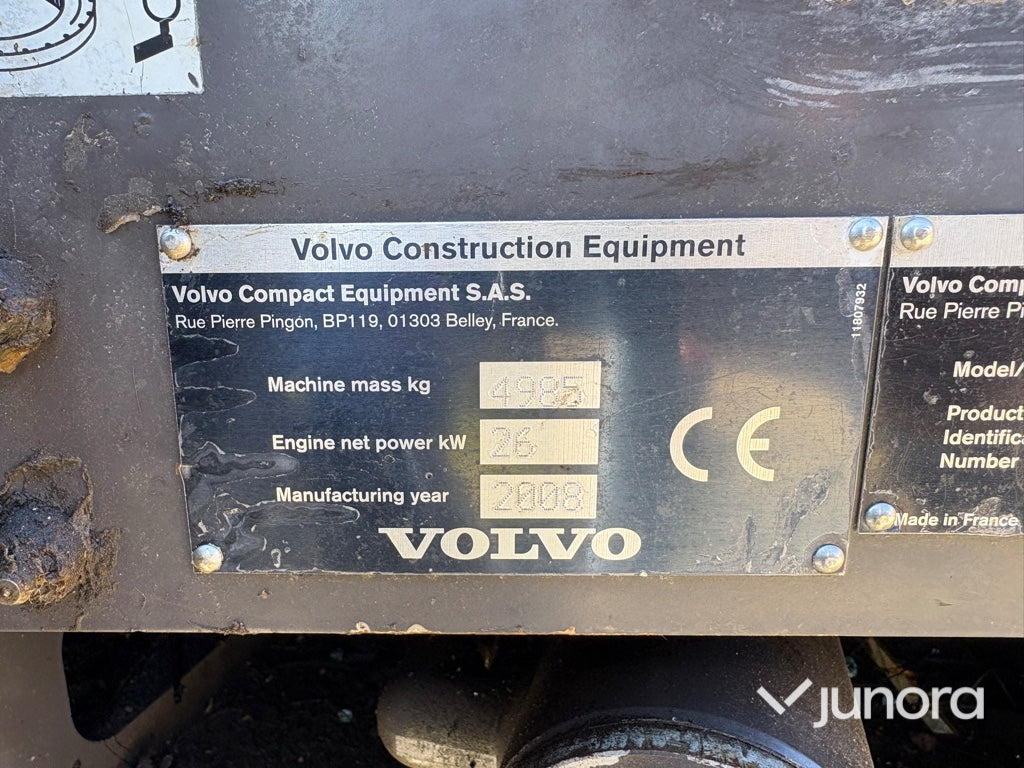 Bandgrävare grävmaskin Volvo ECR48C