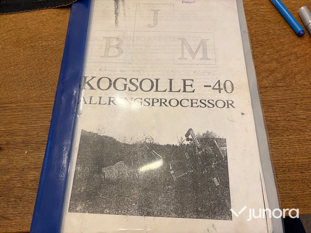 Traktorprocessor - BJM Skogsolle 40 med kran