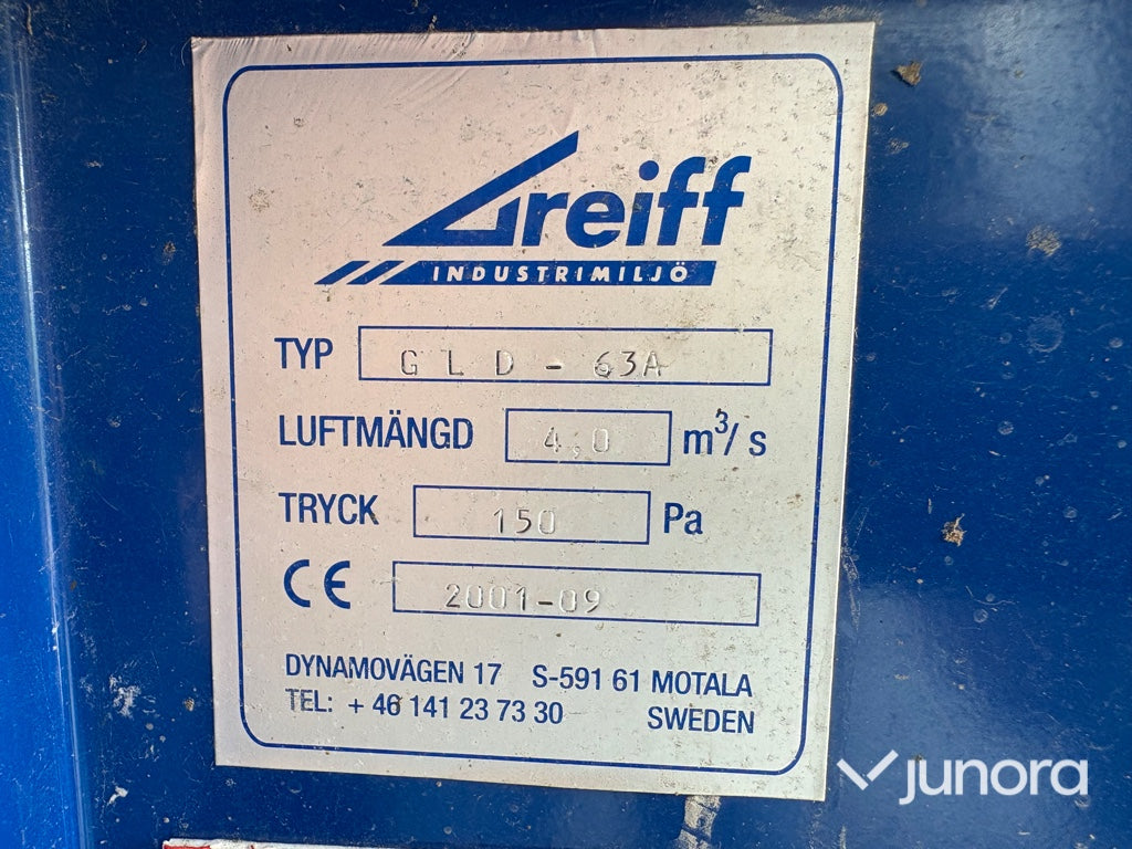 Ventilationsfläkt - Greiff, GLD-63A
