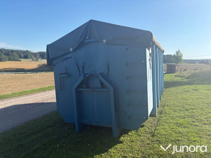 Lastväxlarcontainer - 25 m³, Med spannmålslucka