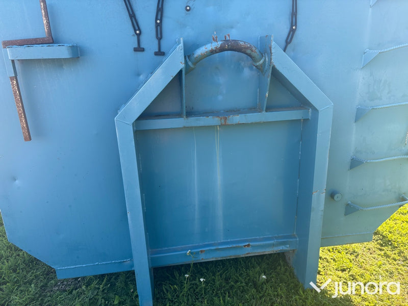 Lastväxlarcontainer - 25 m³, Med spannmålslucka