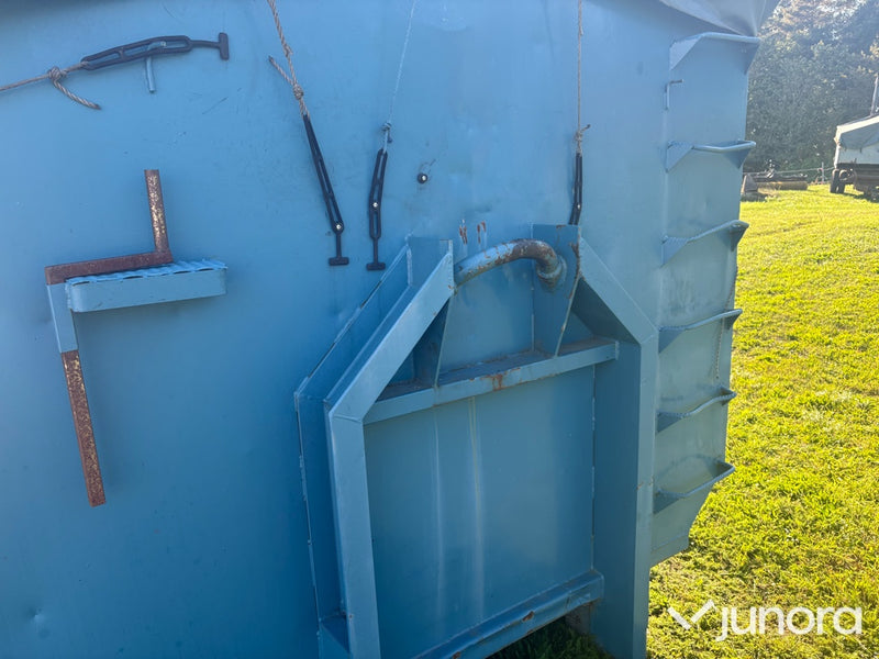 Lastväxlarcontainer - 25 m³, Med spannmålslucka