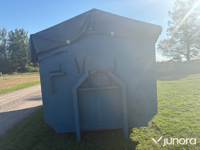 Lastväxlarcontainer - 25 m³, Med spannmålslucka