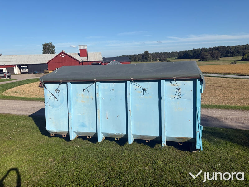 Lastväxlarcontainer - 25 m³, Med spannmålslucka