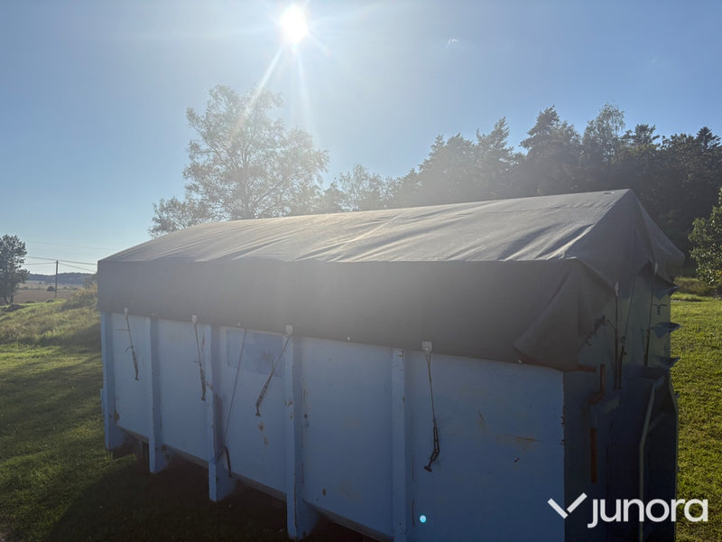 Lastväxlarcontainer - 25 m³, Med spannmålslucka