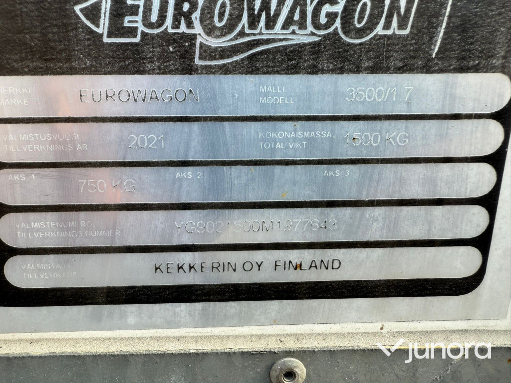 Släp 750kg Eurowagon