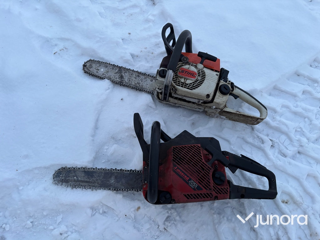 Motorsågar - 2st, Stihl 024AVEQ / Jonsered 2055 Turbo