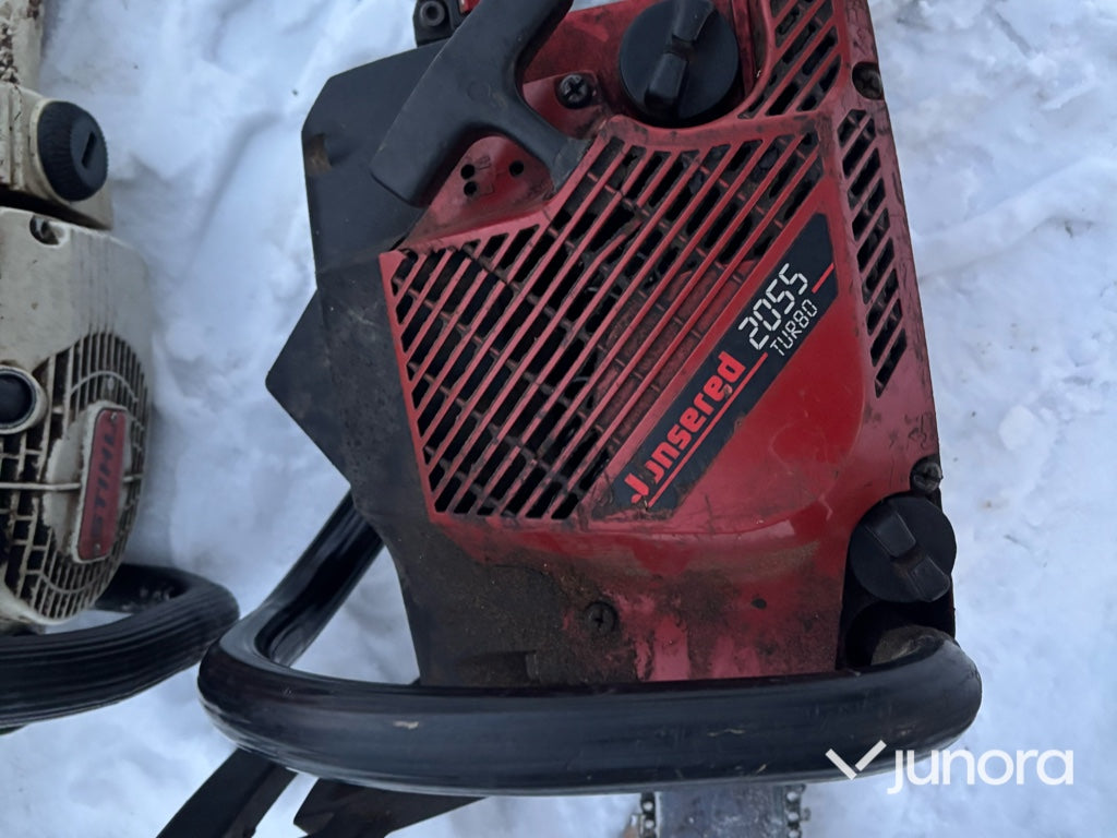 Motorsågar - 2st, Stihl 024AVEQ / Jonsered 2055 Turbo