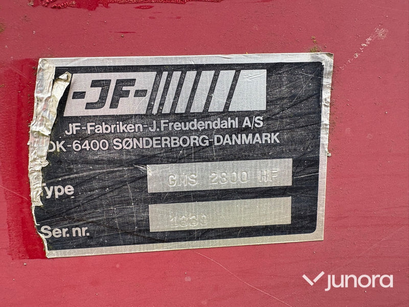 Slåtterkross - JF, GMS 2800 Hydro Flex