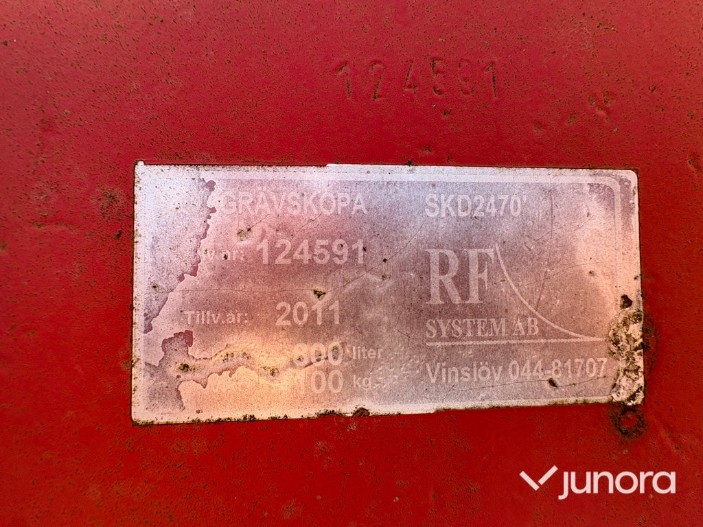 Grävskopa - RF System, SKD2470 S70