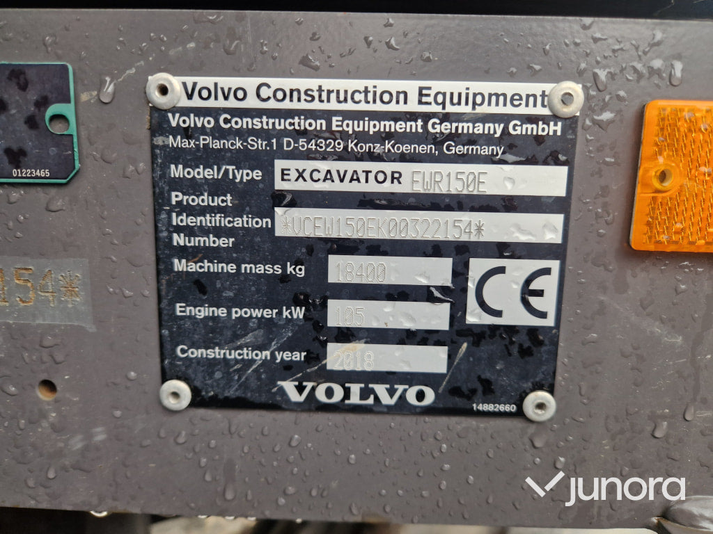 Hjulgrävare – Volvo EWR150E