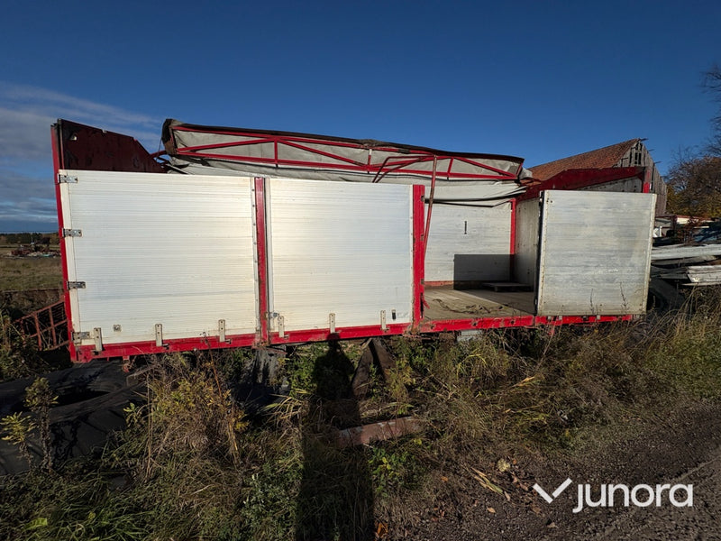 Aluminiumflak - Med hydrauliskt tak