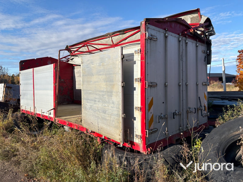 Aluminiumflak - Med hydrauliskt tak