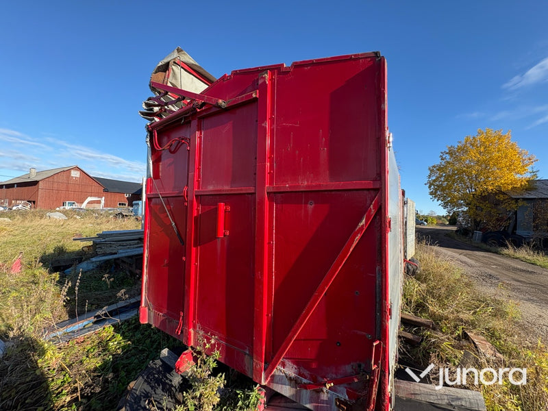 Aluminiumflak - Med hydrauliskt tak