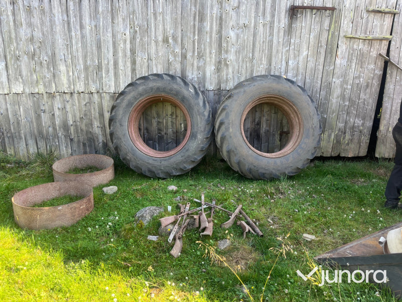 Dubbelmontage däck - 18.4-34