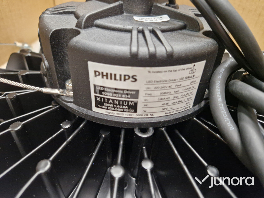 Ledbelysning - 12 st Highbay 200 W Philips drivdon Industribelysning