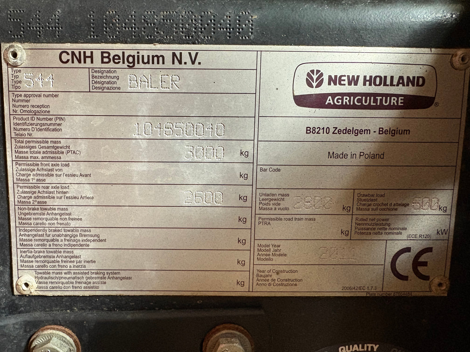 Rundbalspress - New Holland, BR6090