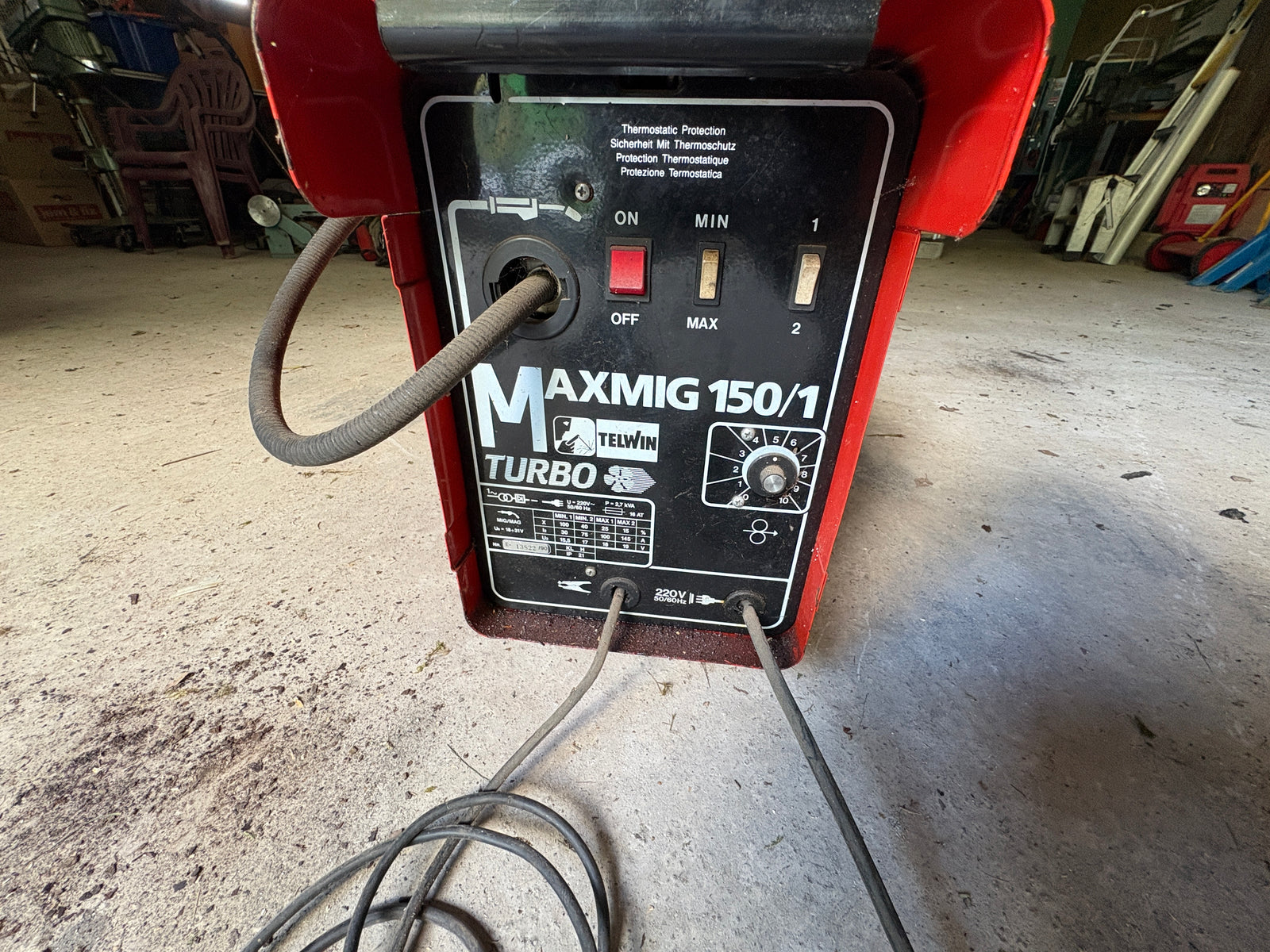 Svets, Telwin Maxmig 150/1 Turbo