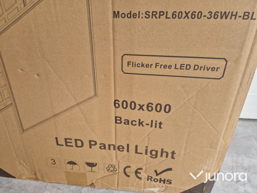 Ledpaneler - 600x600 4000k ljusfärg inklusive transformator