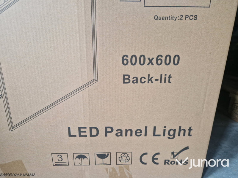 Ledpaneler 600x600 4000k ljusfärg inklusive transformator