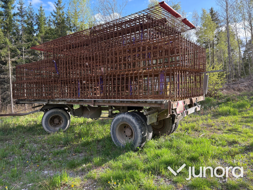 8st armeringsburar inklusive vagn