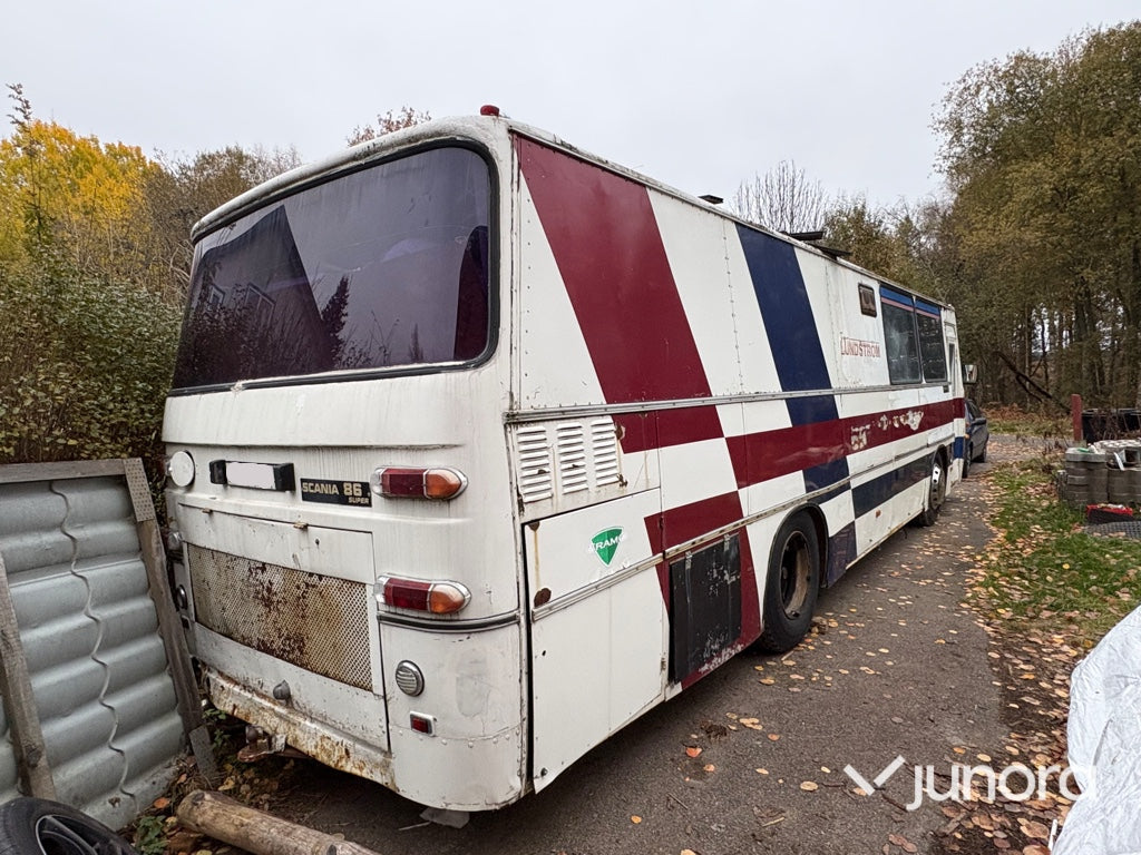 Buss Scania BR 85S Super, husbilsprojekt