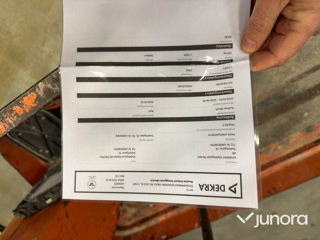 Pelarlift  -JLG, 1230 ES
