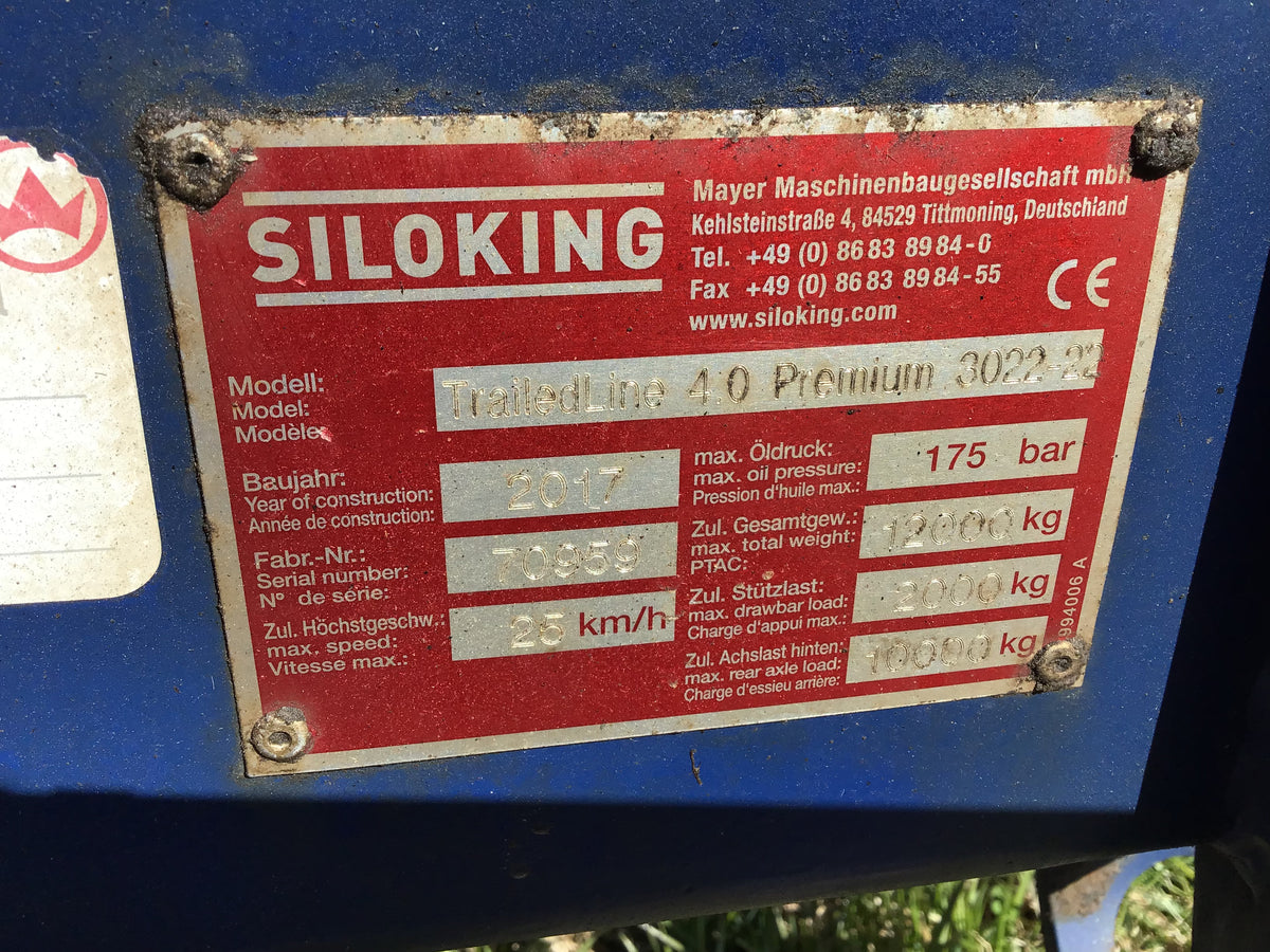 Fodervagn - Siloking, TrailedLine 4.0 Premium 3022-22