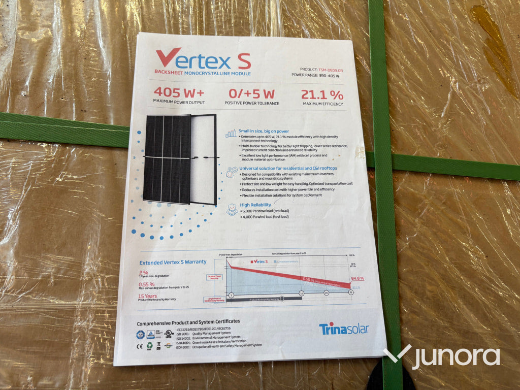 Solceller Trina Vertex S 405W - 36 stycken