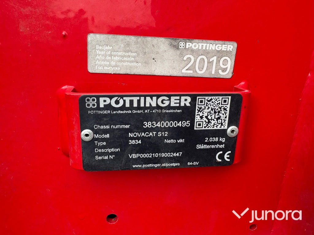 Slåtterenhet - Pöttinger, Novacat S12
