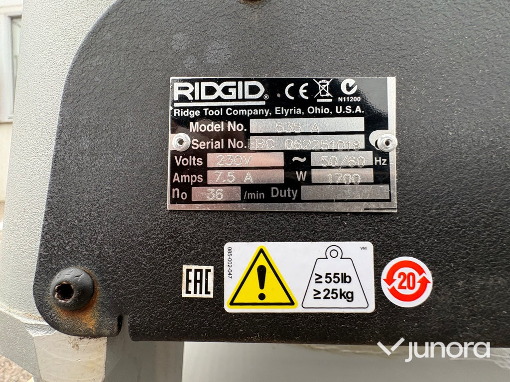Gängmaskin - RIDGID, 535 A