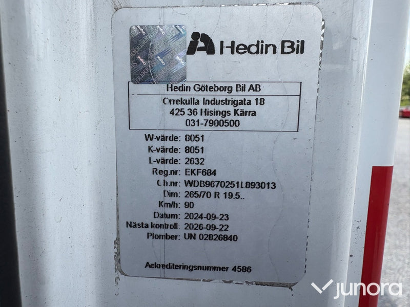 Lastbil Mercedes Atego 1223