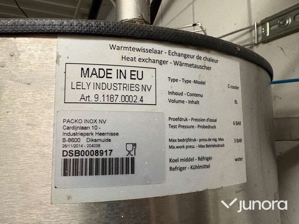 Mjölkkylare - Lely Industries NV, C-cooler