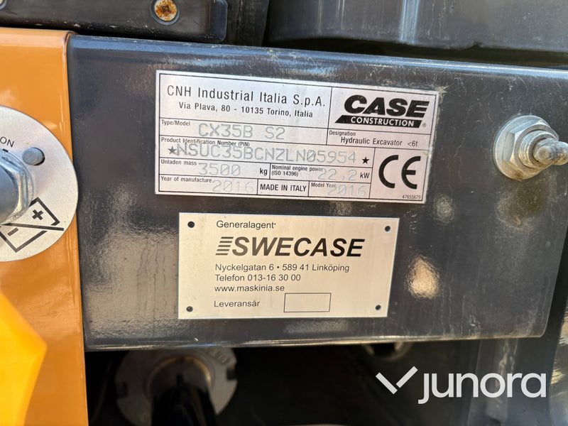 Bandgrävare - Case CX35B