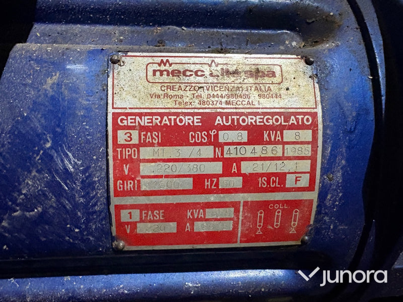 Kompressor - Atlas Copco inkl. Mecc Alte elverk