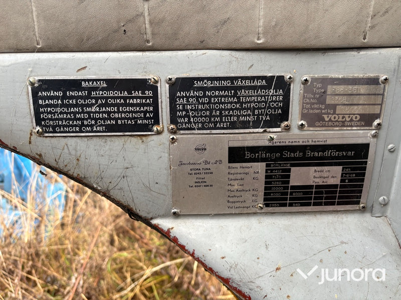 Brandbil - Volvo F86T
