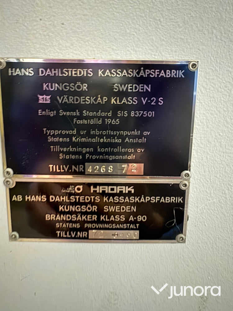 Kassaskåp Hadak