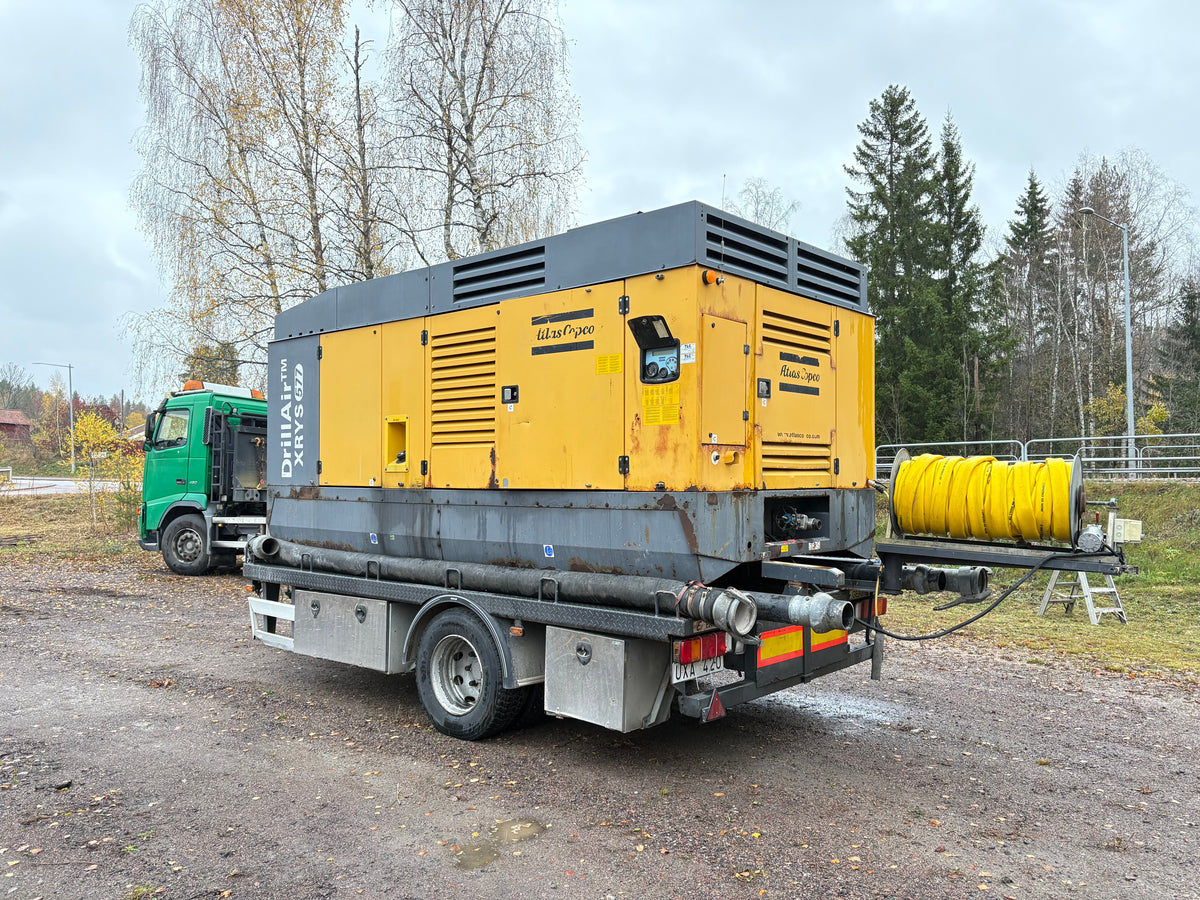 Borrekipage Volvo FH12 Nemek 407 TS Atlas Copco DrillAir