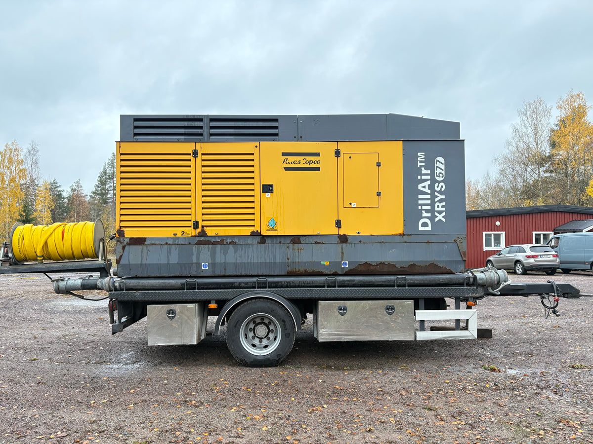 Borrekipage Volvo FH12 Nemek 407 TS Atlas Copco DrillAir