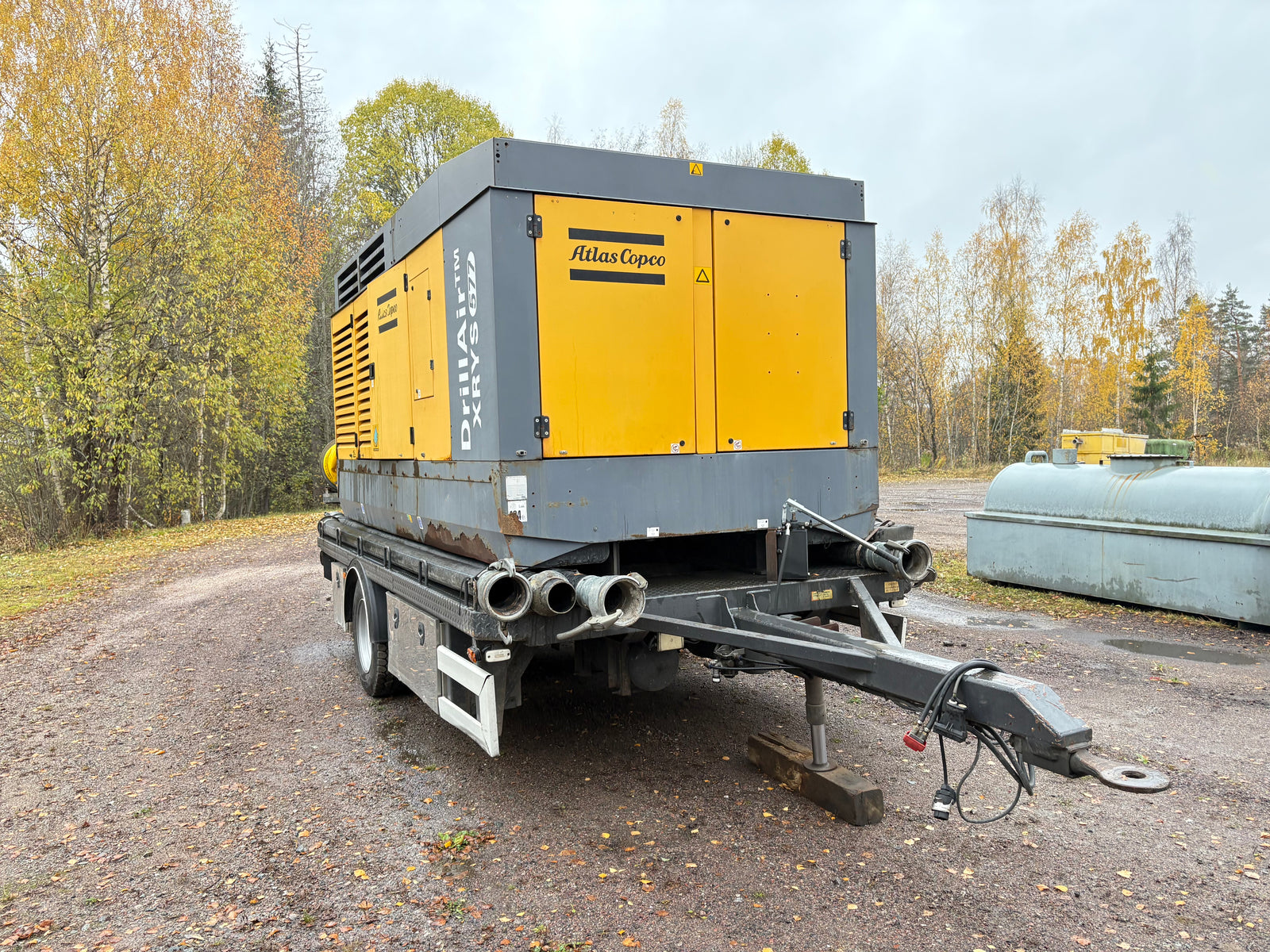 Borrekipage Volvo FH12 Nemek 407 TS Atlas Copco DrillAir
