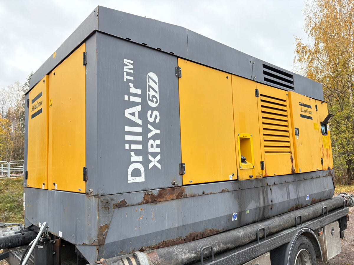 Borrekipage Volvo FH12 Nemek 407 TS Atlas Copco DrillAir